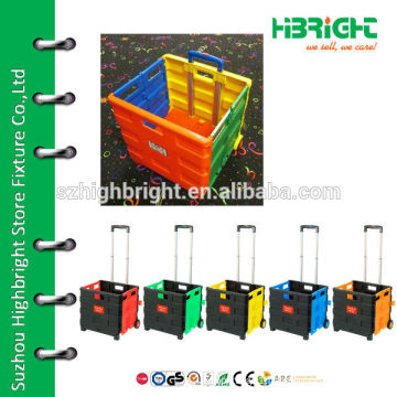 plastic folding hand trolley